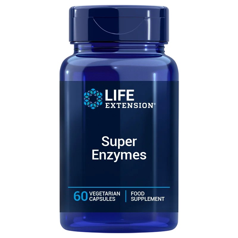 LIFE EXTENSION Enhanced Super Enzymes  EU version (60 vcaps)