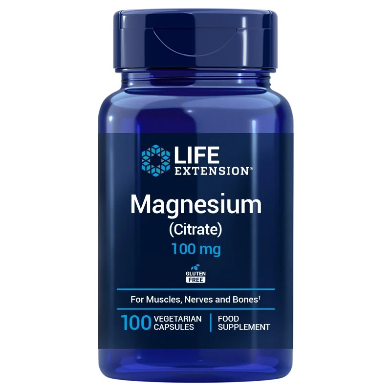 LIFE EXTENSION Magnesium Citrate, 160 mg EU version (100 vcaps)
