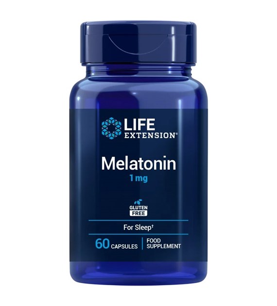 LIFE EXTENSION Melatonin, 1 mg EU version (60 caps)