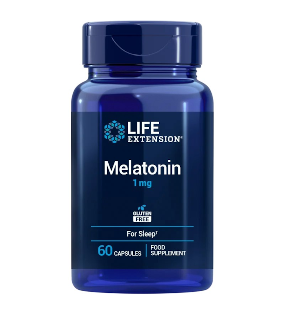 LIFE EXTENSION Melatonin 1 mg EU (60 kaps.)