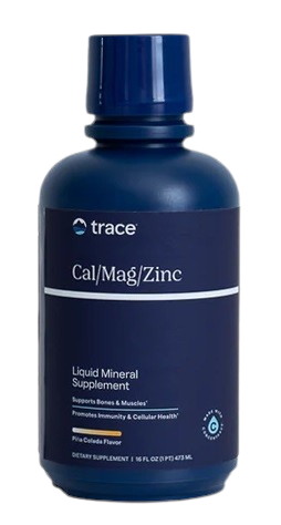 TRACE MINERALS Liquid Cal/Mag/Zinc - smak pina colada (473 ml)