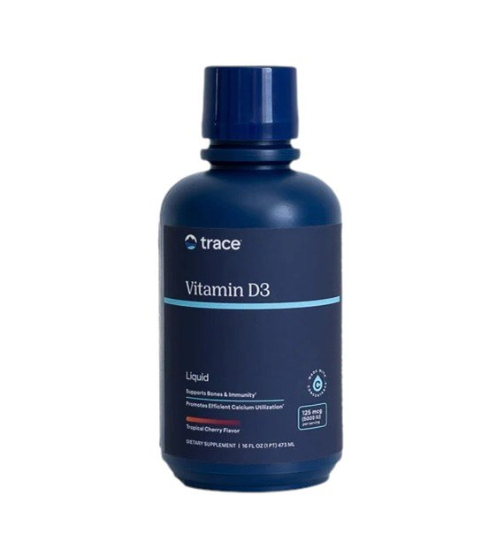 TRACE MINERALS Liquid Vitamin D3 -  cherry and citrus flavour (473 ml)