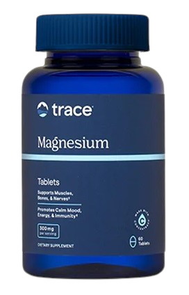 TRACE MINERALS Magnesium Tablets - 300 mg Magnesium (60 tabl.)