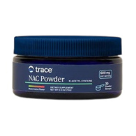 TRACE MINERALS NAC Powder - N-Acetyl L-Cysteine - 600 mg, Watermelon flavor (75 g)