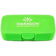 SWANSON Pillbox - organizer na leki (zielony)