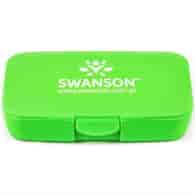 SWANSON Pillbox - organizer na leki (zielony)