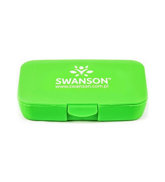 SWANSON Pillbox - organizer na leki (zielony)
