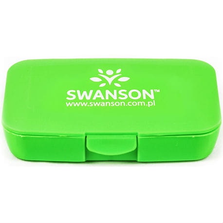SWANSON Pillbox - organizer na leki (zielony)
