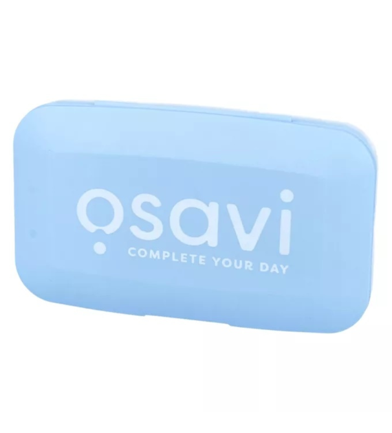 OSAVI Pillbox - organizer na leki (niebieski)