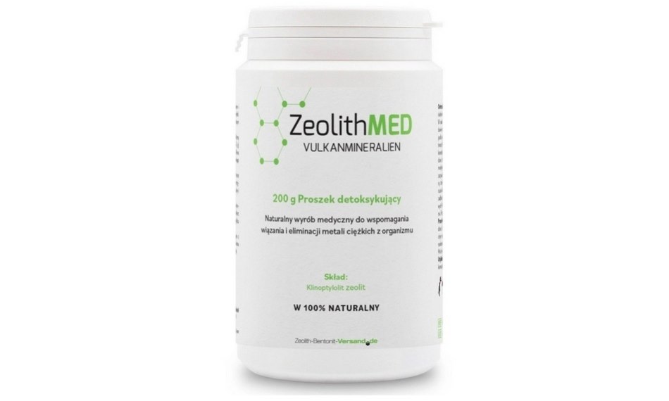 ZEOLITHMED Zeolit Medyczny Naturalny  Zeolit Klinoptylolit Detox (200 g)