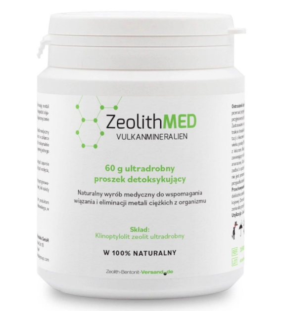 ZEOLITHMED Ultradrobny Zeolit Medyczny Mikronizowany (60 g)