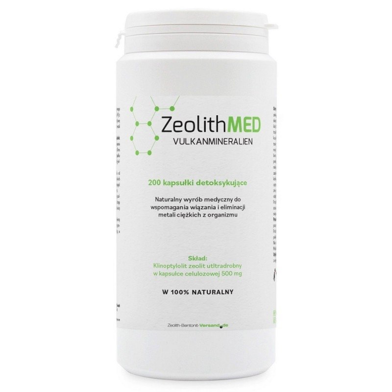 ZEOLITHMED Ultradrobny Mikronizowany Zeolit Medyczny (200 kaps.)