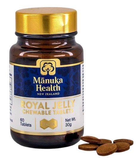 MANUKA HEALTH Mleczko pszczele w tabletkach do żucia (60 tabl.)