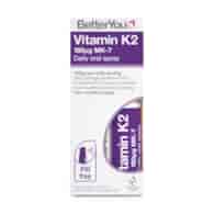 BETTERYOU Vitamin K2 MK7 60 mcg Daily Oral Spray (25 ml / 0,845 fl. oz.)