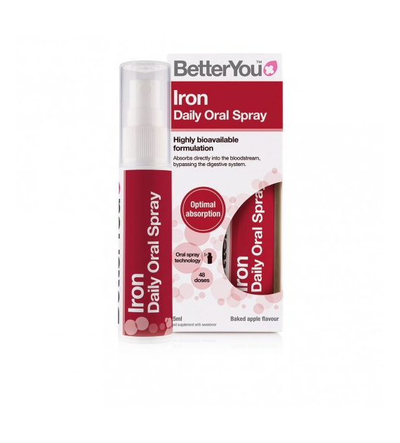 BETTERYOU Iron 5 Daily Oral Spray - Żelazo 5 mg w sprayu (25 ml)