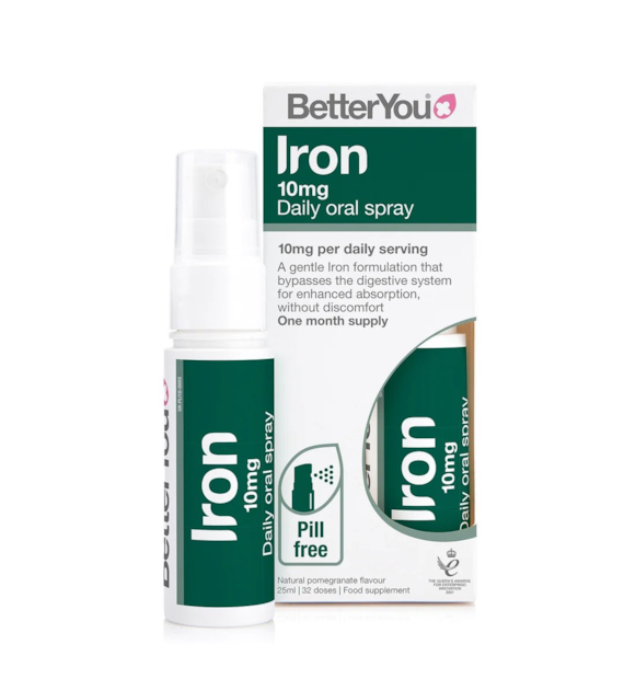 BETTERYOU Iron 10 Daily Oral Spray - Żelazo 10 mg w sprayu (25 ml)