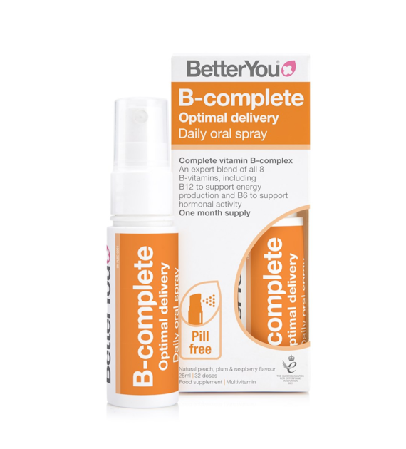 BETTERYOU B-Complete Daily Oral Spray - Kompleks Witamin z grupy B w sprayu (25 ml)