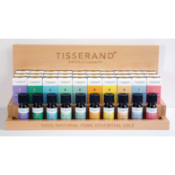 TISSERAND AROMATHERAPY Zestaw olejków eterycznych TOP 10 + ekspozytor (40 szt. - 30 x 9 ml + 10 x Tester 9 ml)